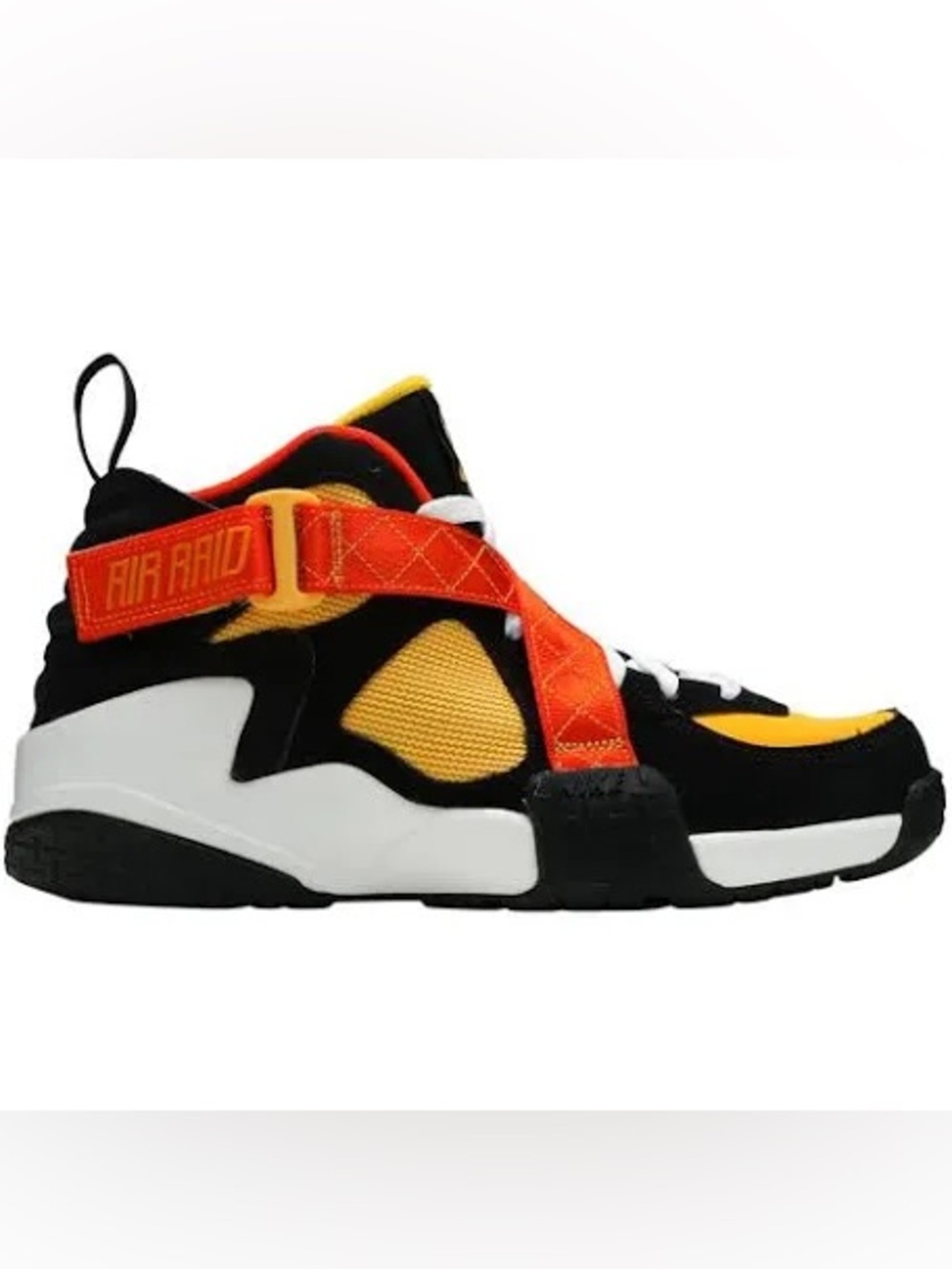Nike Kids Black/Yellow/Orange Air Raid Strap Sneakers